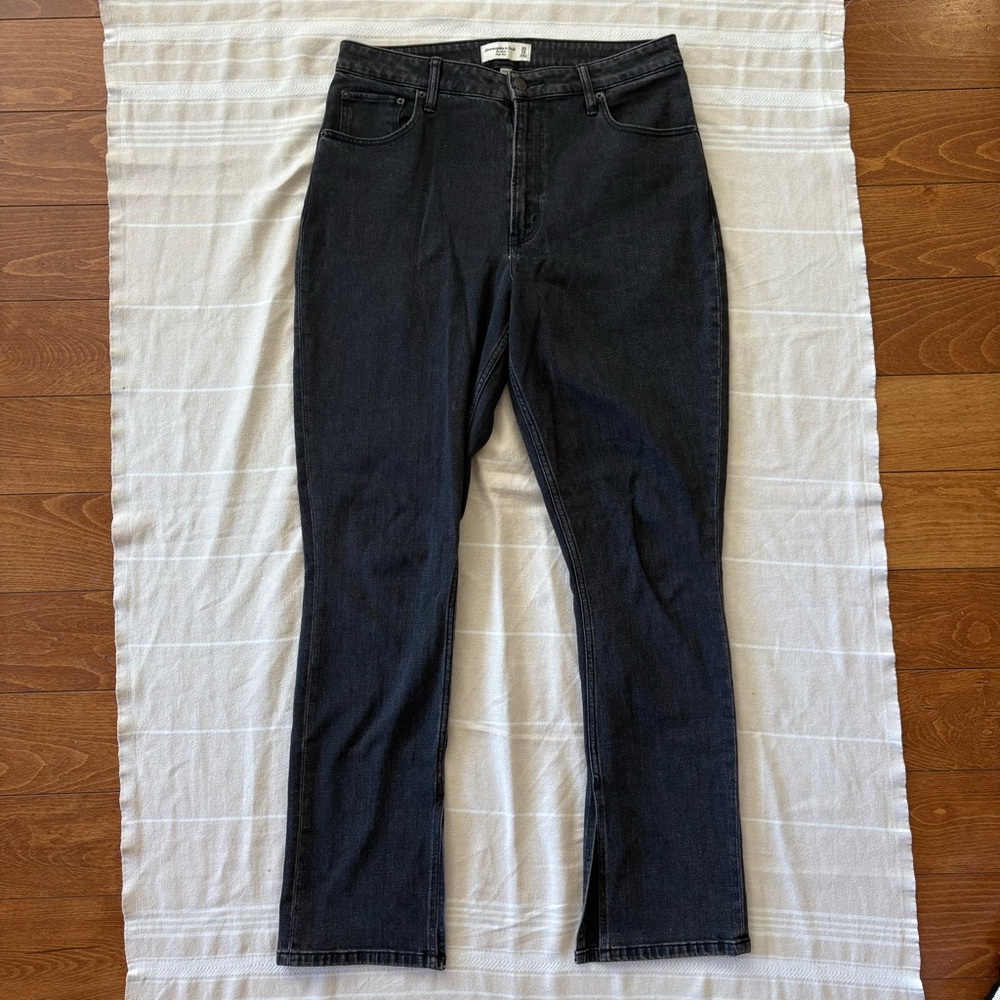 Abercrombie & Fitch Black Mom Jeans